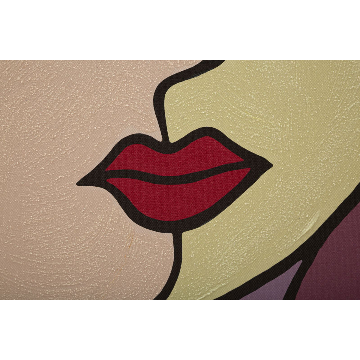 Stampa su Tela Viso 11, Multicolore, Legno, 80x3x120 cm, Seven Design