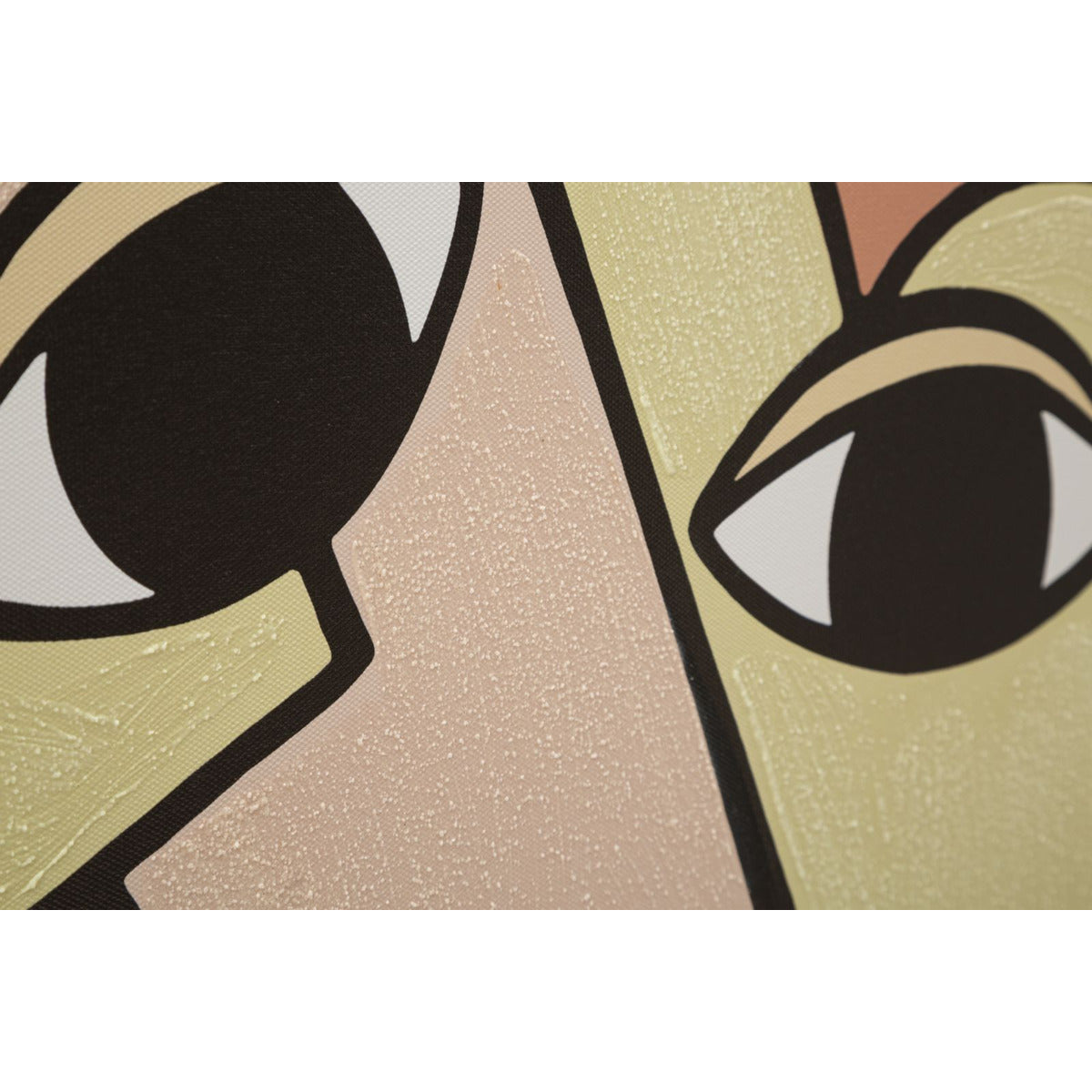 Stampa su Tela Viso 11, Multicolore, Legno, 80x3x120 cm, Seven Design