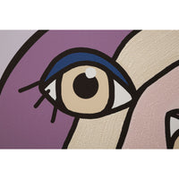 Stampa su Tela Viso 12, Multicolore, Legno, 80x3x120 cm, Seven Design