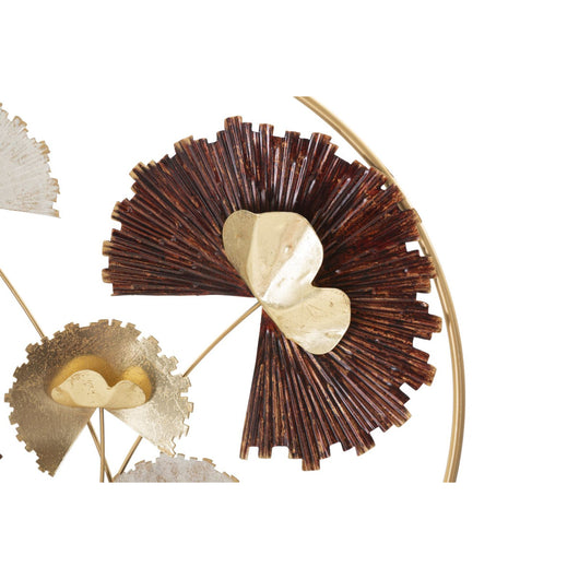 Decorazione in Metallo 3D Fiori 31, Multicolore, Metallo, 61x5,7x61 cm, Seven Design