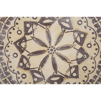 Stampa su Tela Cerchi 28, Marrone, Legno, 100x2,8x100 cm, Seven Design