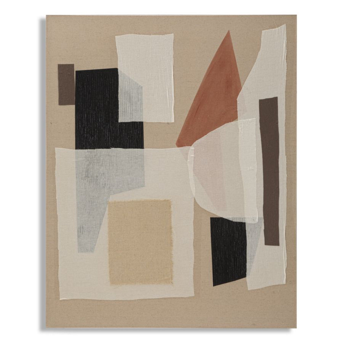 Stampa su Tela Geometrico 19, Multicolore, Legno, 80x2,8x100 cm, Seven Design