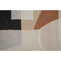 Stampa su Tela Geometrico 19, Multicolore, Legno, 80x2,8x100 cm, Seven Design