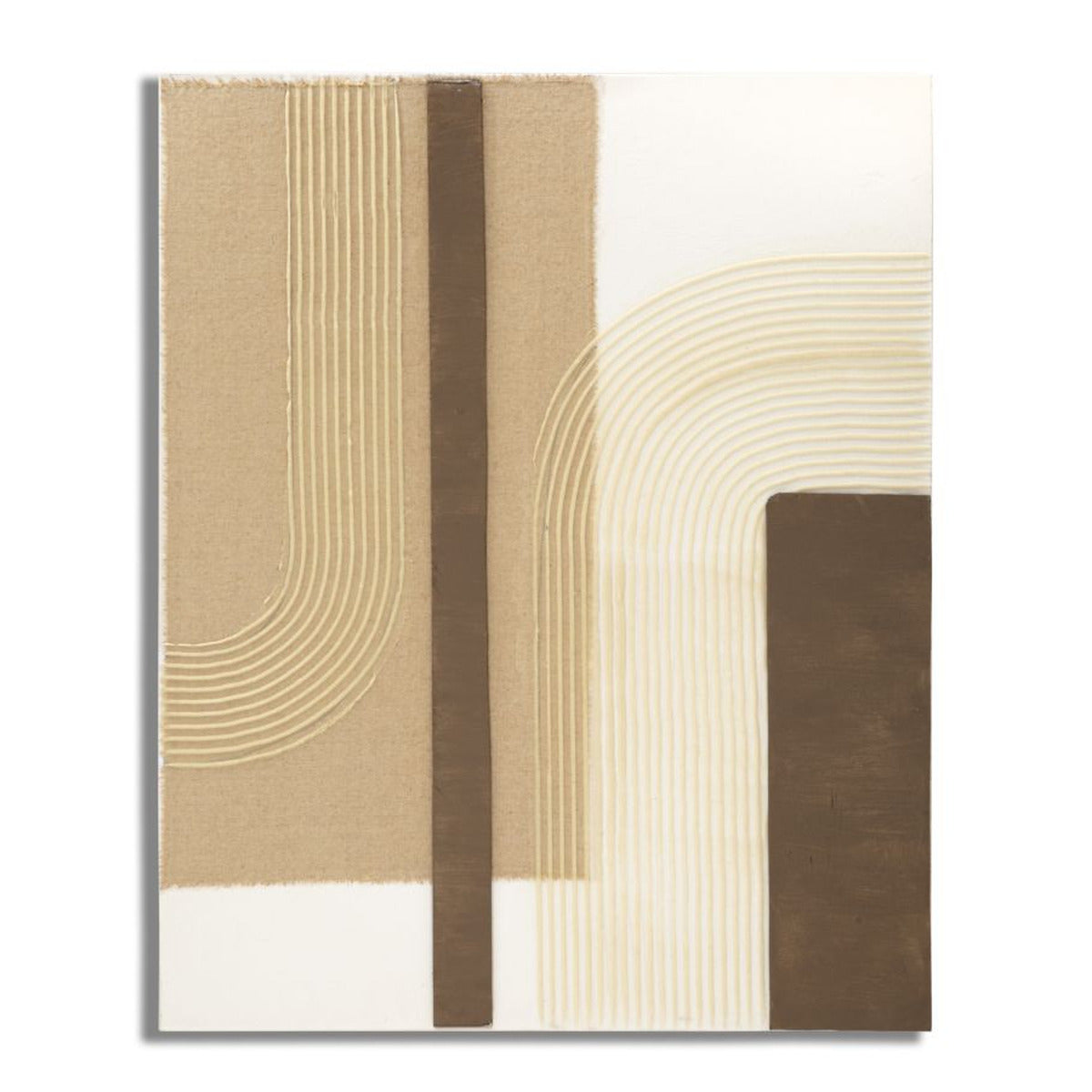 Stampa su Tela Geometrico 22, Multicolore, Legno, 80x2,8x100 cm, Seven Design