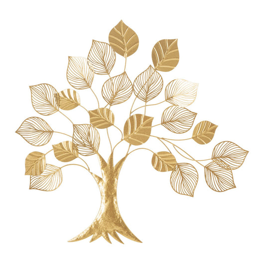 Decorazione in Metallo 3D Albero 7, Multicolore, Metallo, 81x2,5x78 cm, Seven Design