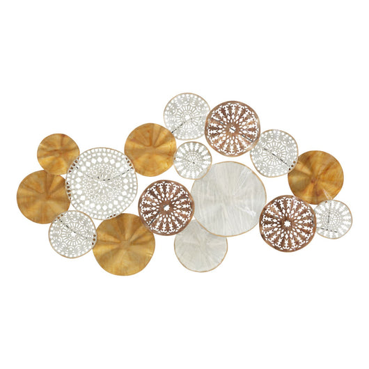 Decorazione in Metallo 3D MF32, Multicolore, Metallo, 125x5,5x68,5 cm, Seven Design