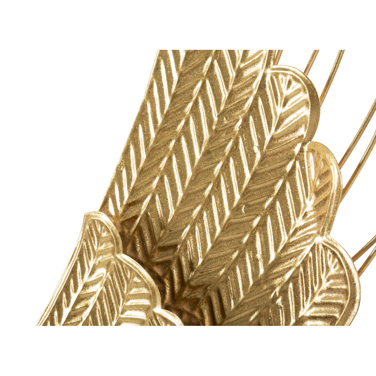 Decorazione in Metallo 3D Ali 2, Oro, Metallo, 37x3x105,5 cm, Seven Design