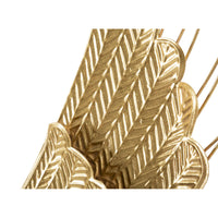 Decorazione in Metallo 3D Ali 2, Oro, Metallo, 37x3x105,5 cm, Seven Design