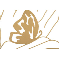 Decorazione in Metallo Mani, Oro, Metallo, 60x1x80 cm, Seven Design