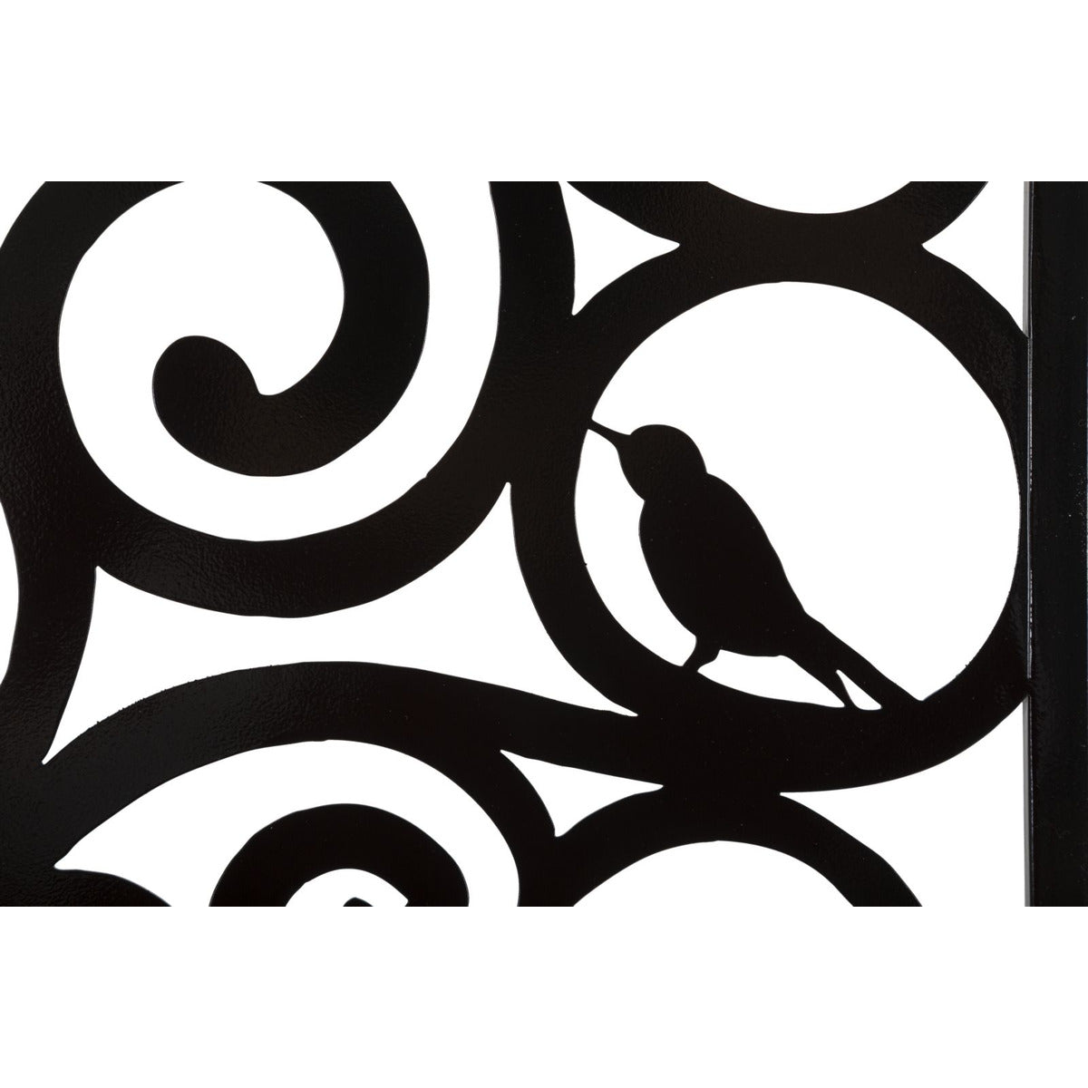 Decorazione in Metallo Albero 2, Nero, Metallo, 70x1x70 cm, Seven Design