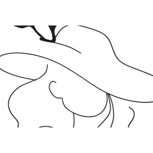 Decorazione in Metallo Viso 3, Nero, Metallo, 60x1x80 cm, Seven Design