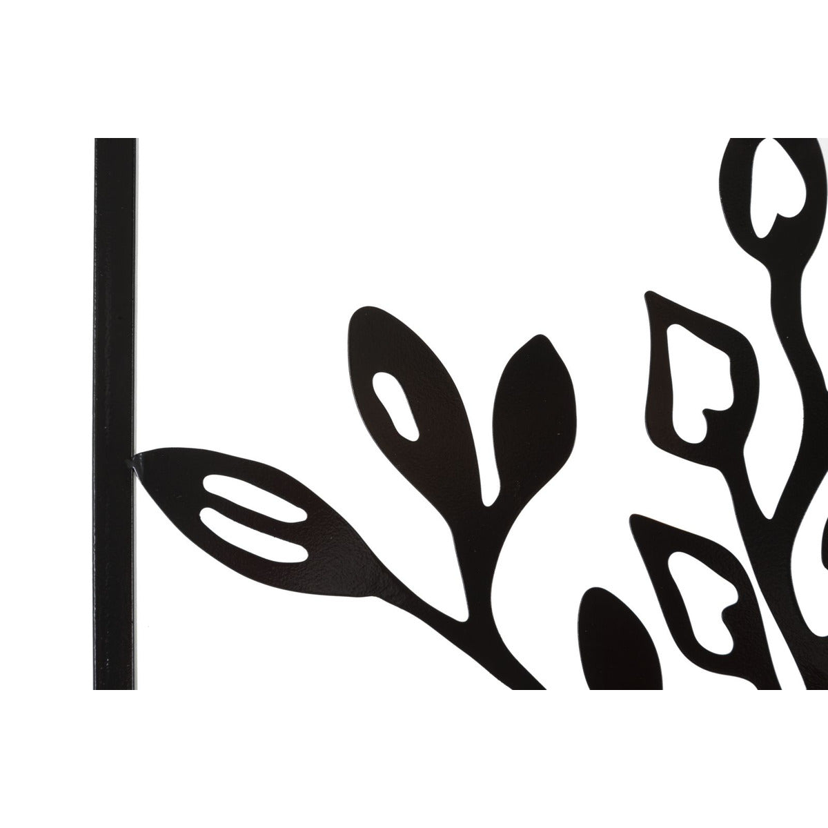 Decorazione in Metallo Viso 3, Nero, Metallo, 60x1x80 cm, Seven Design