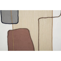 Stampa su Tela Geometrico 24, Multicolore, Legno, 80x2,8x100 cm, Seven Design