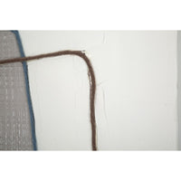 Stampa su Tela Geometrico 24, Multicolore, Legno, 80x2,8x100 cm, Seven Design