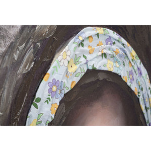 Stampa su Tela Africa 16, Multicolore, Legno, 100x3x100 cm, Seven Design