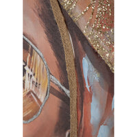 Stampa su Tela Brasile 1, Multicolore, Legno, 70x3x100 cm, Seven Design