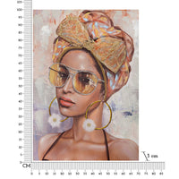 Stampa su Tela Brasile 1, Multicolore, Legno, 70x3x100 cm, Seven Design