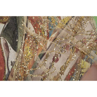 Stampa su Tela Tropicale 2, Multicolore, Legno, 120x3x90 cm, Seven Design