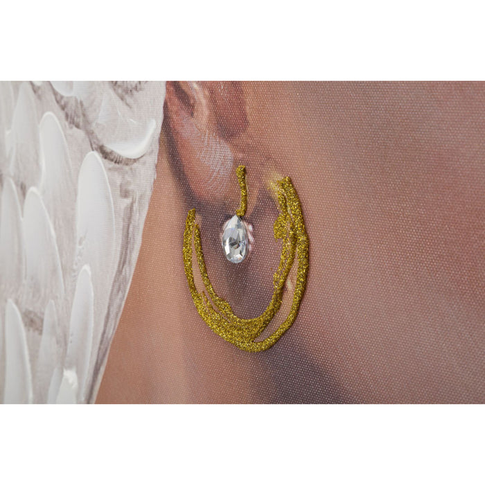 Stampa su Tela Tropicale 2, Multicolore, Legno, 120x3x90 cm, Seven Design