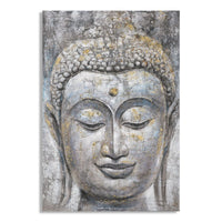 Stampa su Tela Buddah 1, Multicolore, Legno, 80x3x120 cm, Seven Design