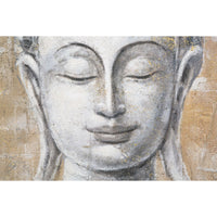 Stampa su Tela Buddah 2, Multicolore, Legno, 80x3x120 cm, Seven Design
