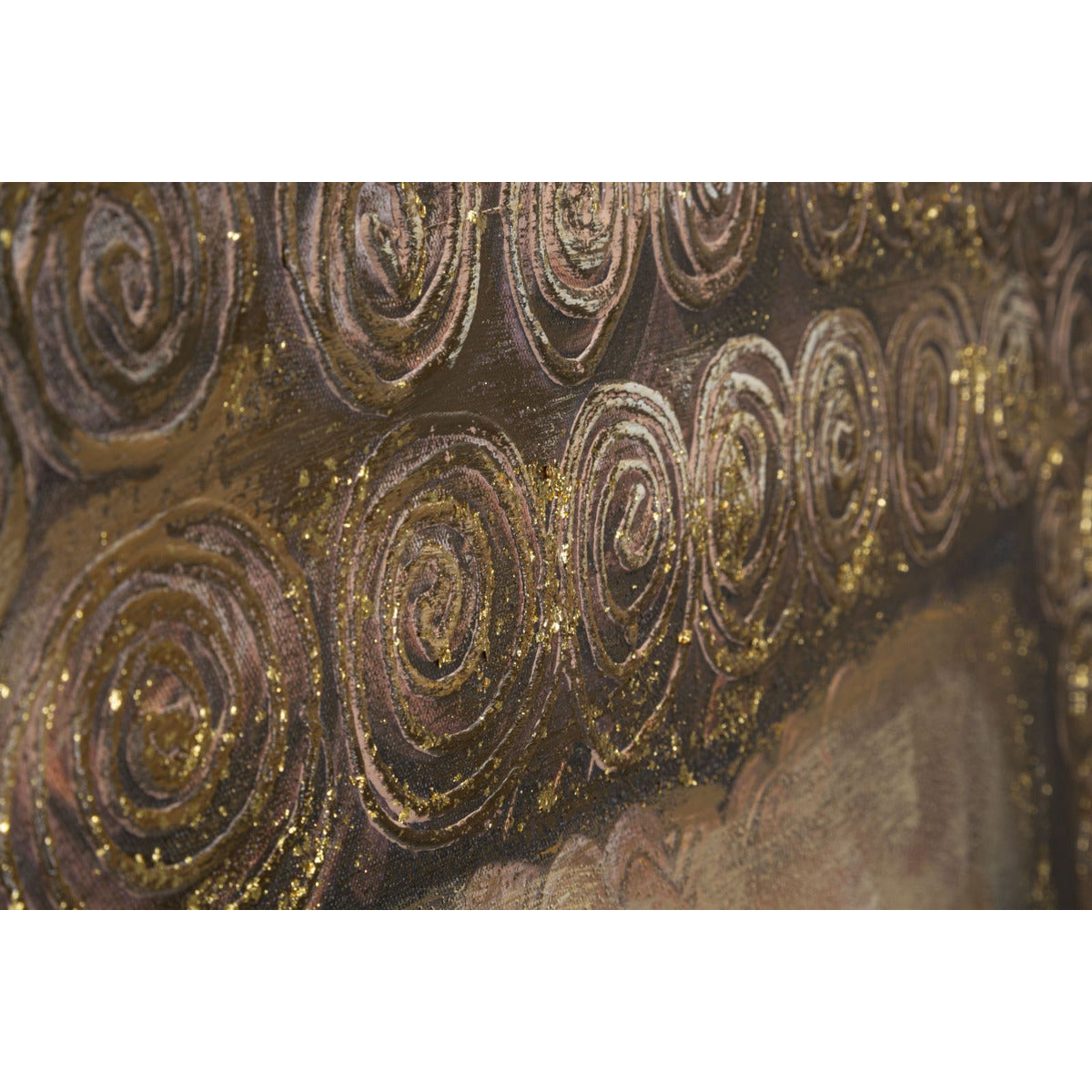 Stampa su Tela Buddah 4, Multicolore, Legno, 100x3x100 cm, Seven Design