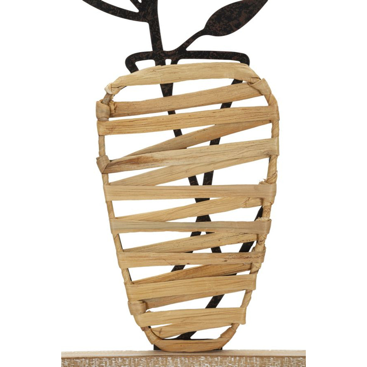 Decorazione in Metallo 3D Fiori 52, Marrone, Metallo, 40x3,5x80 cm, Seven Design