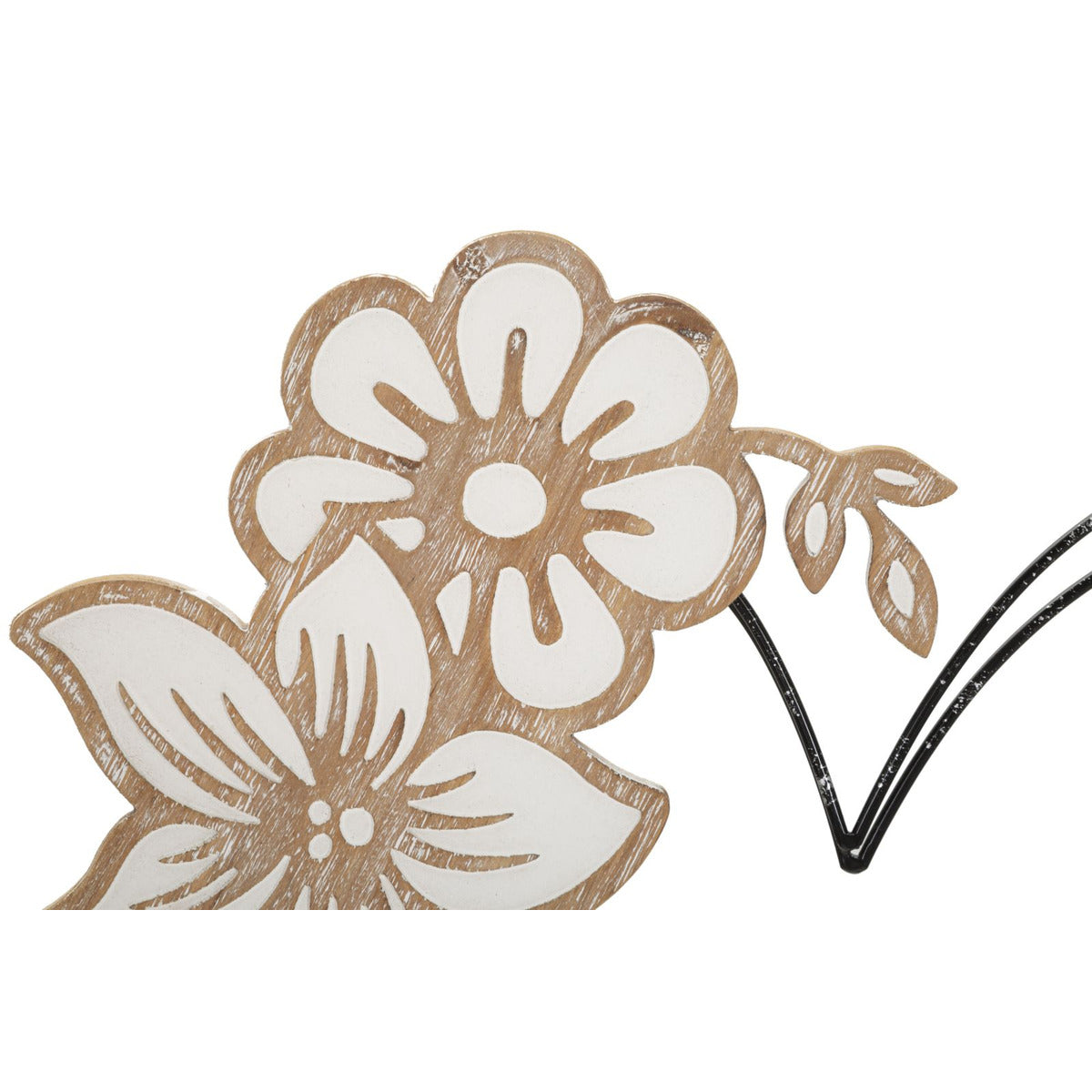 Decorazione in Metallo 3D Cuore 1, Marrone, Metallo, 50x2x45 cm, Seven Design