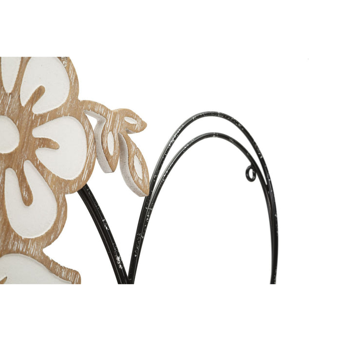 Decorazione in Metallo 3D Cuore 1, Marrone, Metallo, 50x2x45 cm, Seven Design