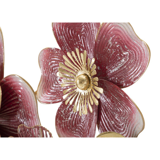 Decorazione in Metallo 3D Fiori 19, Multicolore, Metallo, 91,4x6,4x50,8 cm, Seven Design