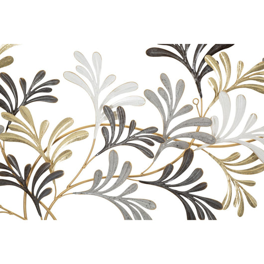 Decorazione in Metallo 3D Fiori 22, Multicolore, Metallo, 130,8x7,6x70,5 cm, Seven Design