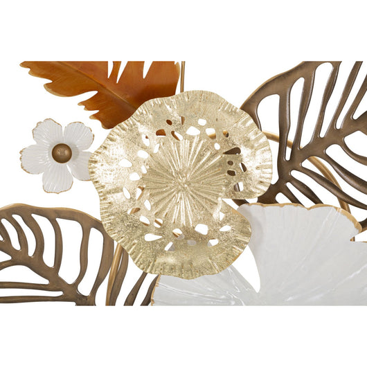 Decorazione in Metallo 3D Fiori 28, Multicolore, Metallo, 50,8x7x87 cm, Seven Design