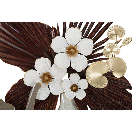 Decorazione in Metallo 3D Gatti 3, Multicolore, Metallo, 54,6x8,9x59,7 cm, Seven Design