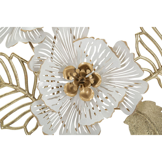 Decorazione in Metallo 3D Fiori 33, Multicolore, Metallo, 54x6,4x73,7 cm, Seven Design