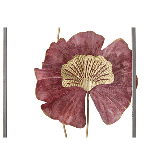 Decorazione in Metallo 3D Fiori 41, Multicolore, Metallo, 28,6x4,4x74,3 cm, Seven Design
