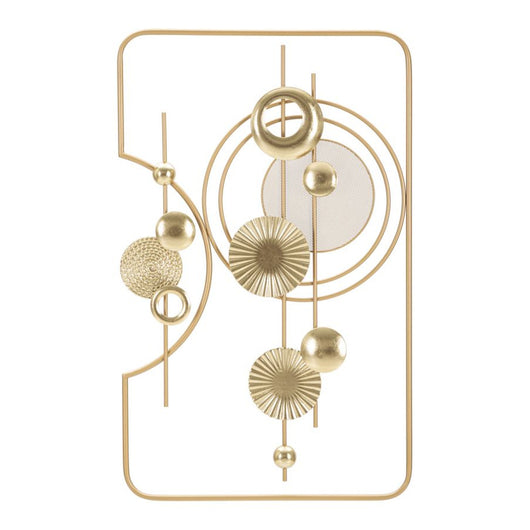 Decorazione in Metallo 3D Geometrico 3, Multicolore, Metallo, 49,5x3,8x80 cm, Seven Design