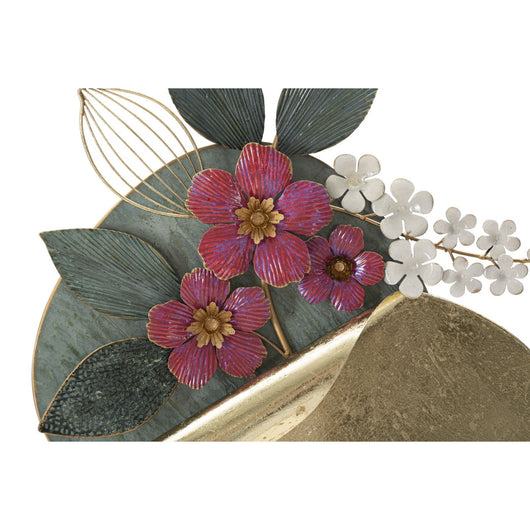 Decorazione in Metallo 3D Foglia 15, Multicolore, Metallo, 67x8x74 cm, Seven Design
