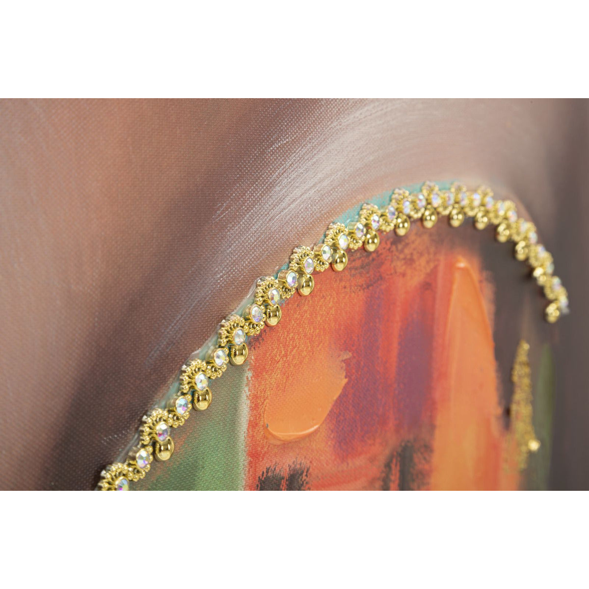 Stampa su Tela Africa 18, Multicolore, Legno, 82x4,5x122 cm, Seven Design