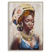 Stampa su Tela Africa 20, Multicolore, Legno, 72x4,5x102 cm, Seven Design