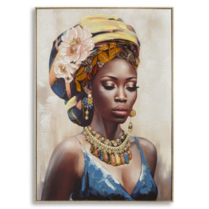 Stampa su Tela Africa 20, Multicolore, Legno, 72x4,5x102 cm, Seven Design