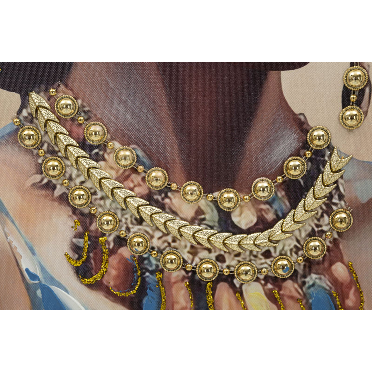 Stampa su Tela Africa 20, Multicolore, Legno, 72x4,5x102 cm, Seven Design