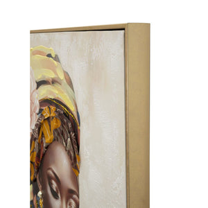Stampa su Tela Africa 20, Multicolore, Legno, 72x4,5x102 cm, Seven Design