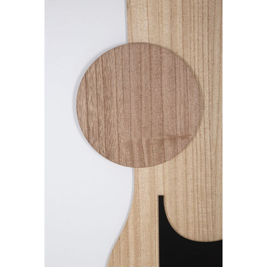 Decorazione in Metallo e Legno Geometrico 7, Multicolore, MDF, 60x2x80 cm, Seven Design