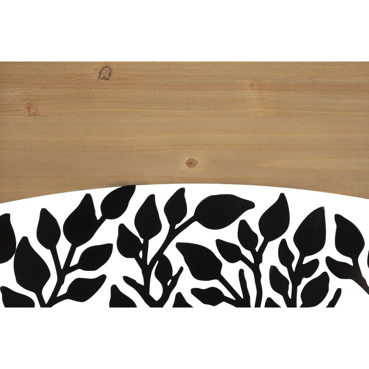 Decorazione in Metallo e Legno Albero 11, Marrone, Metallo, 105x2x70 cm, Seven Design