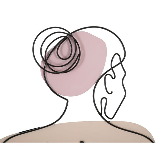 Decorazione in Metallo 3D Corpi 6, Multicolore, Metallo, 80x1,3x90 cm, Seven Design