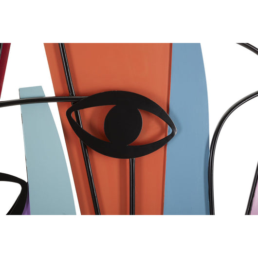 Decorazione in Metallo 3D Occhi 1, Multicolore, Metallo, 120x2x72 cm, Seven Design