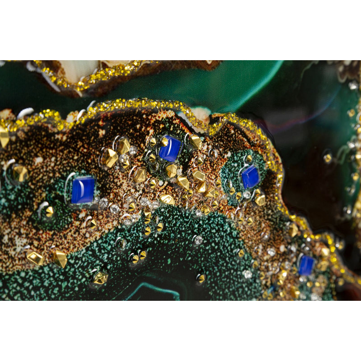 Stampa su Tela Marmo 11, Multicolore, Legno, 82x4x62 cm, Seven Design