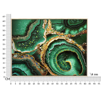 Stampa su Tela Marmo 11, Multicolore, Legno, 82x4x62 cm, Seven Design