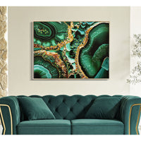 Stampa su Tela Marmo 12, Multicolore, Legno, 82x4x62 cm, Seven Design