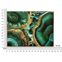 Stampa su Tela Marmo 12, Multicolore, Legno, 82x4x62 cm, Seven Design